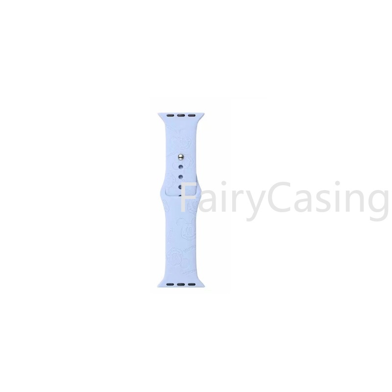 Dây Đeo Đồng Hồ Bằng silicone Cho apple watch ultra 2 49mm 44mm 40mm 45mm 41mm 42mm 38mm iwatch series 9 8 7 se 6 5 4 3 2 1