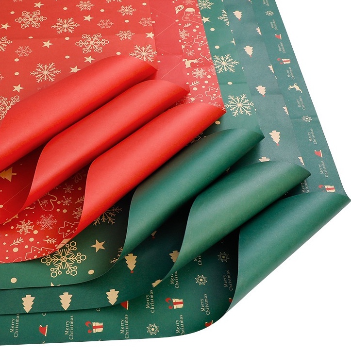 Giấy Gói Quà Giáng Sinh, Giấy Gói Hoa Noel - Quà Tặng Bạn Bè Người Thân