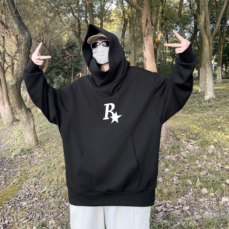 Áo Hoodie Tay Dài Dáng Rộng Phong Cách Mỹ Thời Trang Xuân Thu Mới Cho Nam