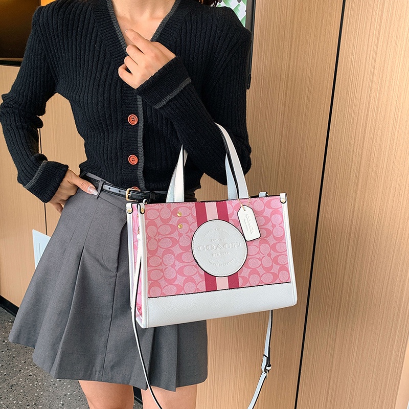 Túi Xách Coach Tay đeo Vai Da Phong Cách Vintage Thời Trang Dành Cho Nữ Hàn Quốc