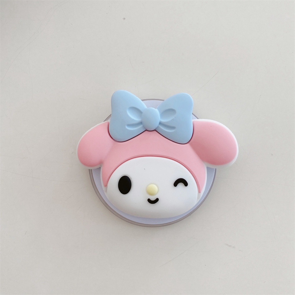 Giá Đỡ Điện Thoại / Máy Tính Bảng Hình Gấu / Thỏ kuromi hello kitty lotso Có Nam Châm Thu Hút Chống Rơi Vỡ