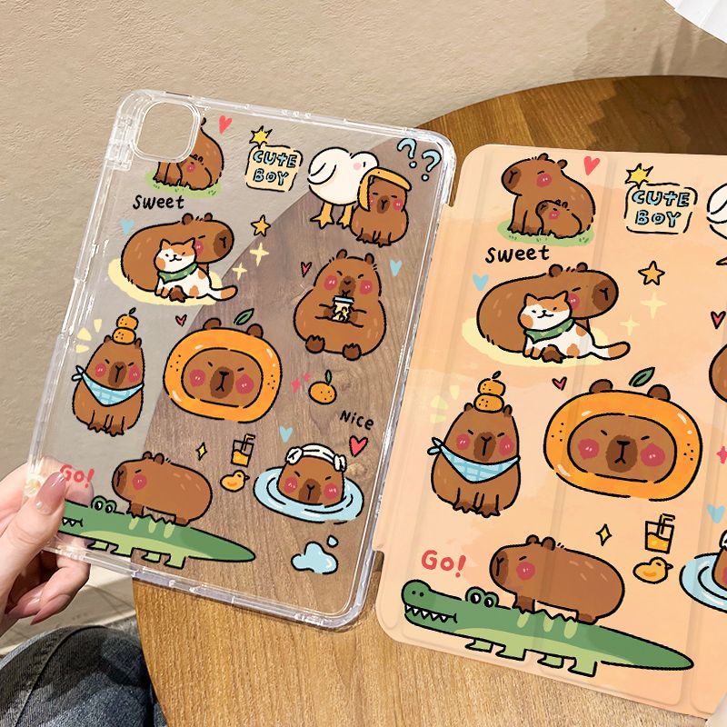 Hoạt Hình Ốp Máy Tính Bảng Hình Chú Rùa Cho ipad 10.2 10.5 9.7 air3 air1 gen 8 7 6 5 2 3 4 mini 1 2 4 5