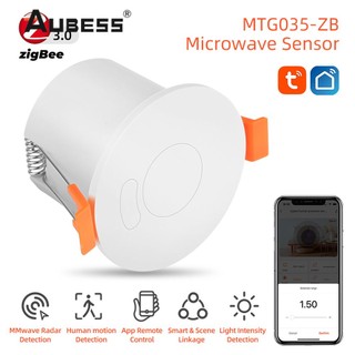 Aubess Tuya Zigbee Wifi 24g Cảm biến hiện diện của con người Cảm biến độ sáng chiếu sáng Cảm biến mmwave Cảm biến chuyển động vi mô của con người Cảm biến tĩnh Cảm biến chuyển động Pir