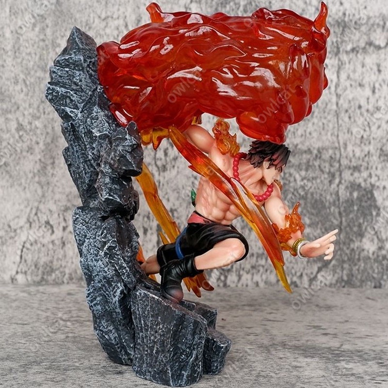 Mô Hình Nhân Vật One Piece Fire Fist Ace  17cm Big Size GK Figure Portgas D. Ace Dai Enkai: Entei Whitebeard 2st Division Commander PVC OnePiece Packed in Box Model