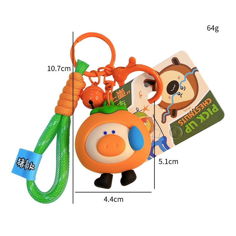 Móc Khóa Hình Búp Bê Hoạt Hình Sáng Tạo