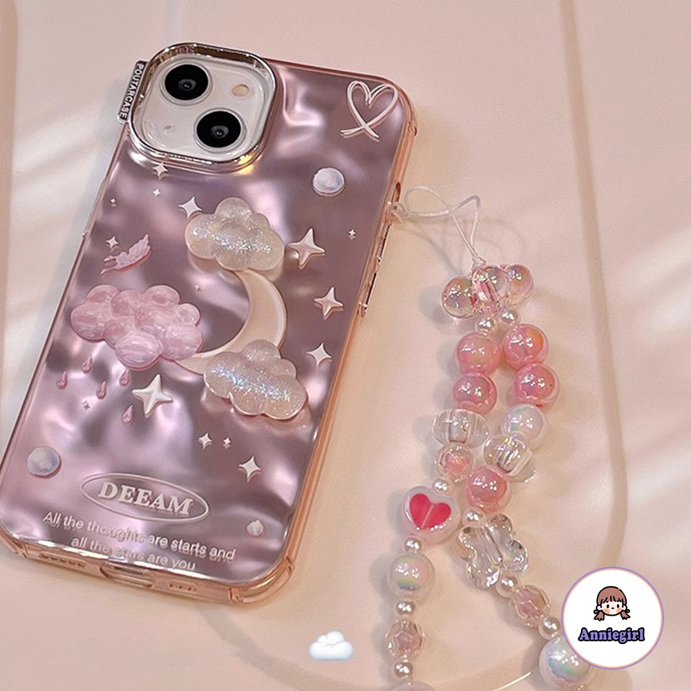 Ốp Điện Thoại imd Cứng Hình Đám Mây 3d Cho iphone 11 case 14 pro max casing 12 13 15 pro max