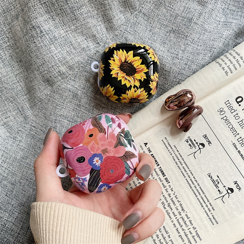 Vỏ Bảo Vệ Hộp Sạc Tai Nghe Samsung Galaxy Buds FE / Buds Pro / Buds 2 / Buds2 Pro Bằng pc Cứng Họa Tiết Đá Hoa Cương Nhiều Màu