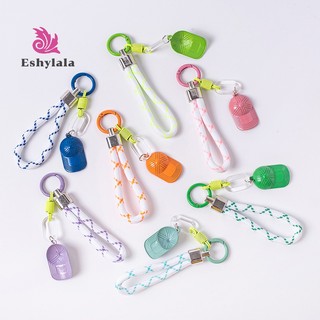 Eshylala al dây đeo điện thoại / túi xách / móc khóa dạ quang bện ngắn