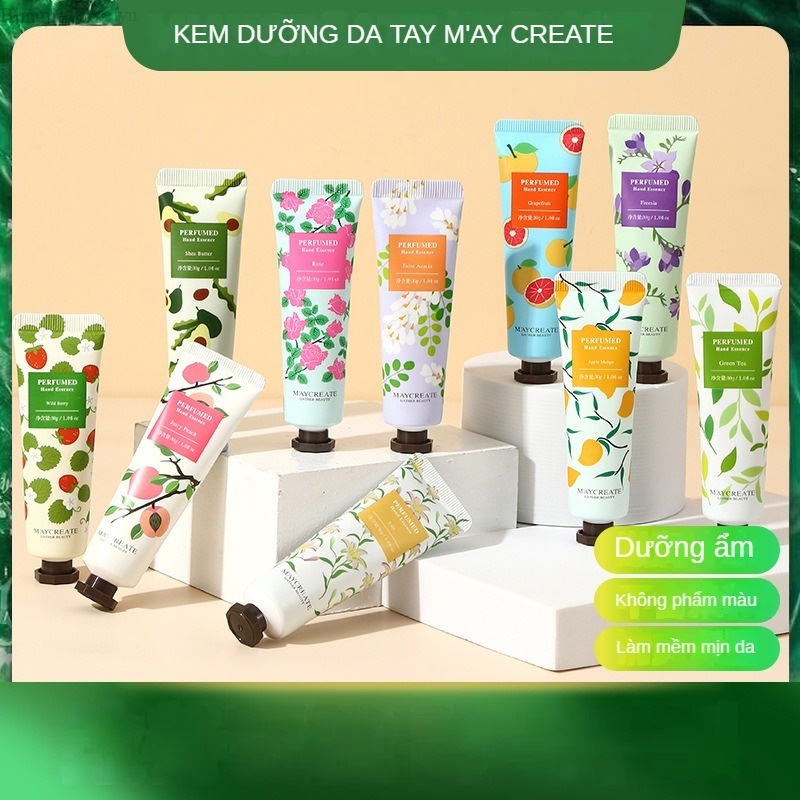 Kem dưỡng da tay Maycreate mềm mịn nội địa Trung chính hãng 30g giảm nứt nẻ beautyofjocelyn