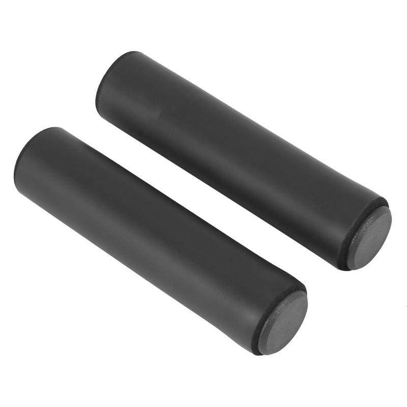 Vỏ Bọc Tay Lái Xe Đạp Leo Núi bmx mtb Bằng Silicon Siêu Nhẹ Màu Đen