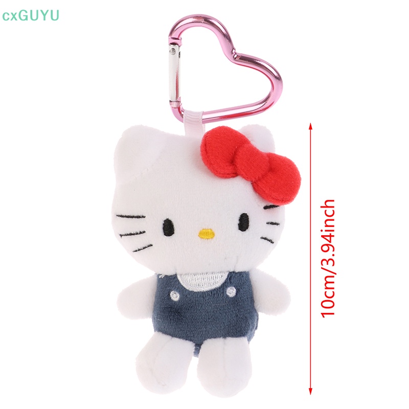 Búp Bê Nhồi Bông Hình hello kitty 10cm Mềm Mại Trang Trí Túi Xách / Quà Tặng Cho Bé Gái prta