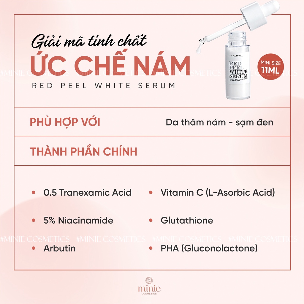Tinh chất dưỡng da RedPeel White Serum 11ml