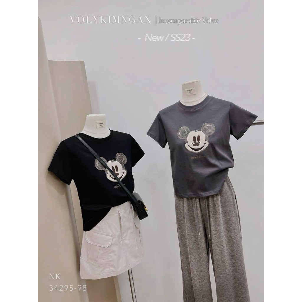 Áo ba.sic đầu mic.key louis.h