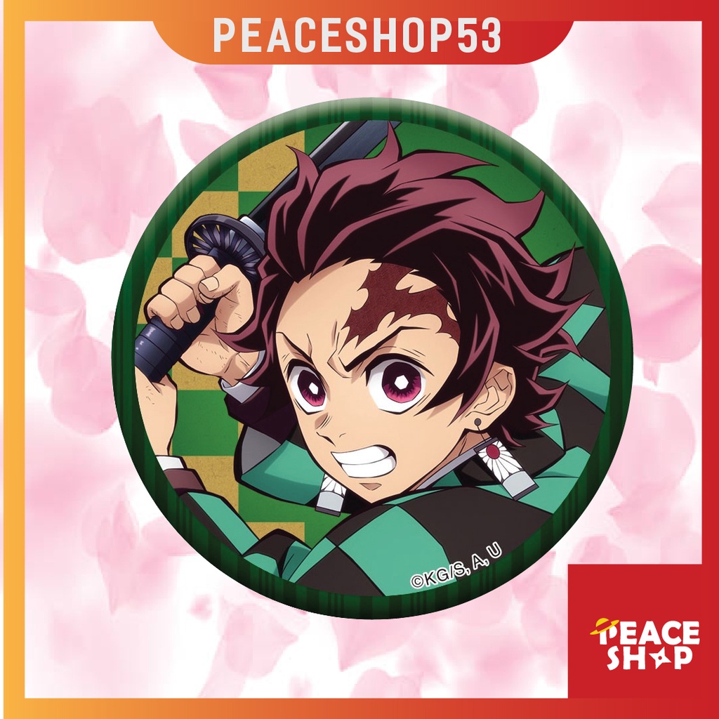 Huy hiệu Kimetsu No Yaiba Lấp Lánh Huy Hiệu Anime Kimetsu No Yaiba Demon Slayer Phụ Kiện Anime Manga Ver 3 HH35