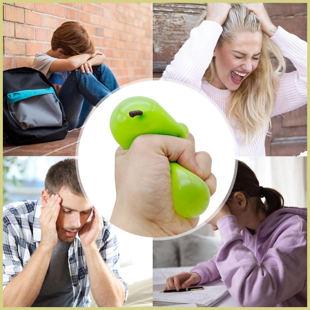 Đồ Chơi Nắn Bóp Đàn Hồi Giảm stress Hình Quả Táo