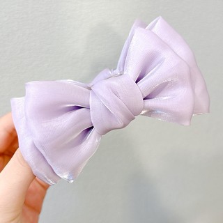 Kẹp Tóc Nơ Đính Đá Cho Bé Gái