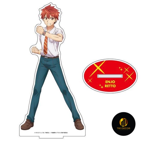 Mô hình Standee Dokyuu Hentai HxEros Maihime Retto Enjo sora momoka kirara Phụ kiện trang trí để bàn góc học tập