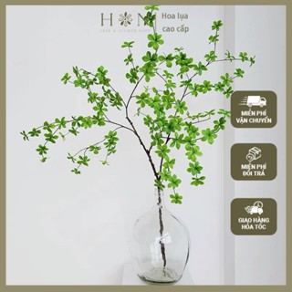 Cành Thạch Nam giả thân nâu loại 1 giống thật (lá phủ phim nhựa) - Han decor
