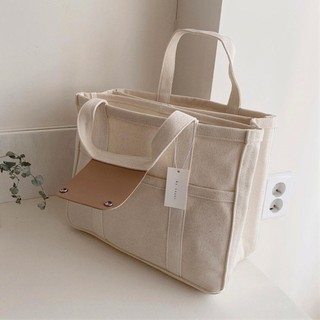 Túi Xách Vải Canvas Nhiều Ngăn Tiện Lợi