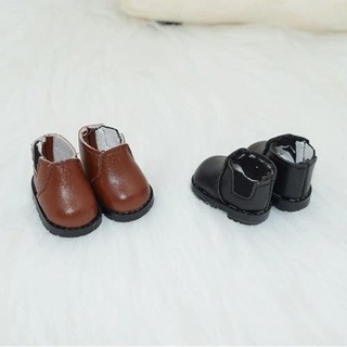1 Đôi Giày Da pu 10cm Cho Búp Bê