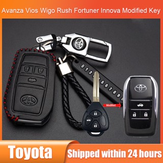  Bọc Chìa Khoá For Toyota Avanza Vios Wigo Rush Fortuner Innova Hilux Corolla Modified Key Móc Chìa Khóa 