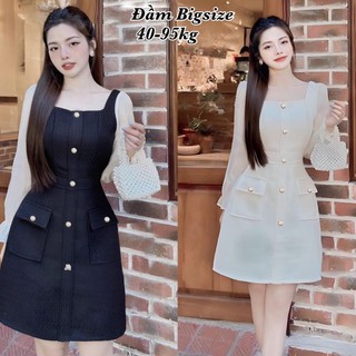 (HCM) Thời Trang Én Nhỏ Có Bigsize Đón Tết - Đầm Váy Bigsize Nữ Vải Linen Tay Dài Xinh Đủ size 40-95kg ennhocobigsize