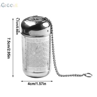 【GIGGLE】Tea Ball Strainer Silver Stainless Steel Universal Durable Tea Infuser