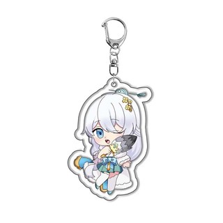 [17 mẫu] Móc khóa mica game Honkai Impact 3 (Hình in ép giữa 2 mặt mica)
