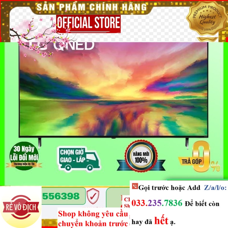 {Mới} 65QNED80SRA  Smart Tivi QNED LG 4K 65 inch 65QNED80SRA