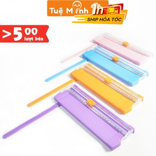 Bàn cắt giấy mini khổ A5 tiện lợi cắt tối đa giấy 400gsm VPPTUEMINH