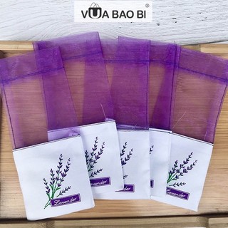 Túi đựng hoa khô, vỏ túi thơm, túi vải đựng hoa khô,quà tặng, trang trí hình lavender VUABAOBI