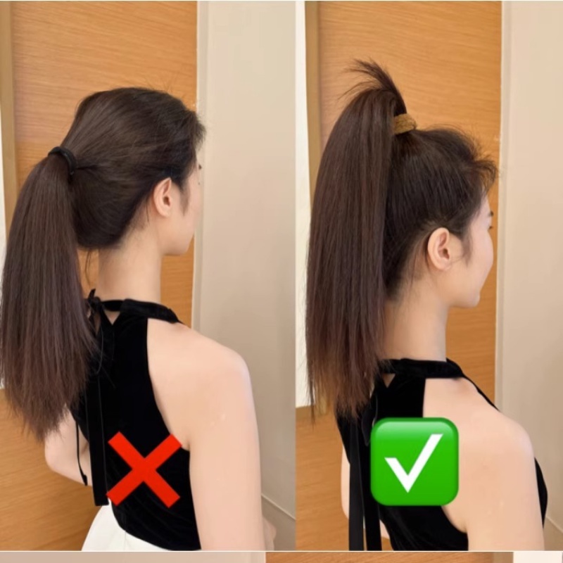 Mới Dây Cột Tóc Cao Su Co Giãn Đính Bóng Lông Dành Cho Nữ