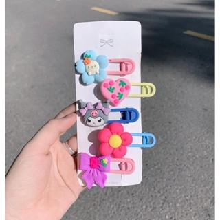 (Ban buon-si)Set 5 Kẹp Hoa Nơ