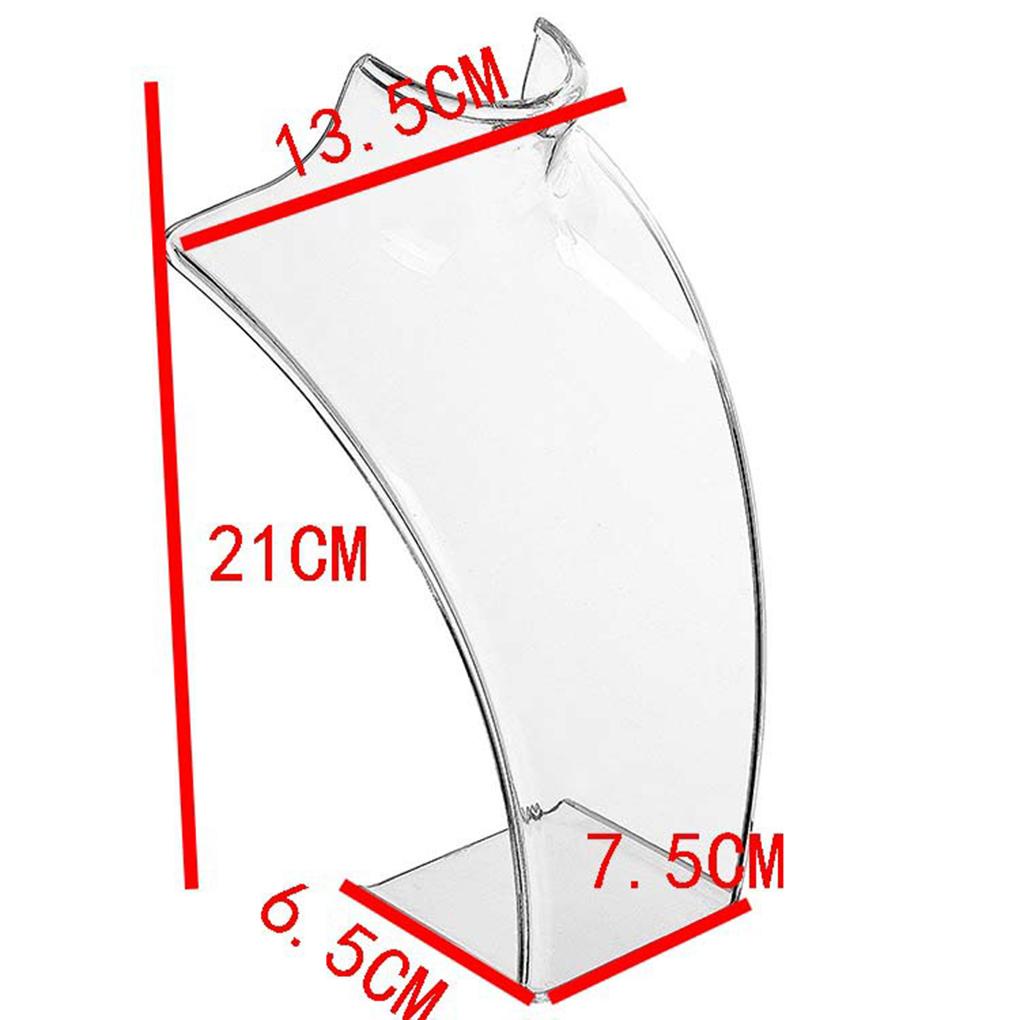 Giá đỡ trưng bày trang sức bằng nhựa hình ma nơ canh mô hình thời trang vòng cổ hình nộm mặt dây chuyền bông tai hiển thị đứng
