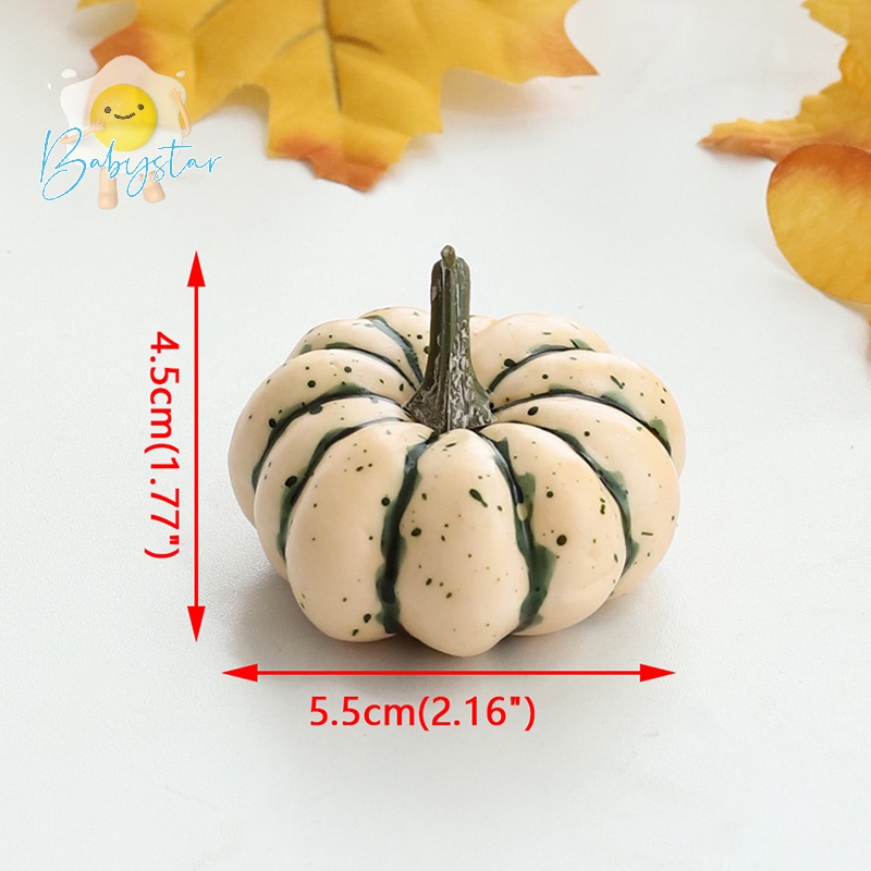 Trái Bí Ngô Giả mini Trang Trí halloween Mới
