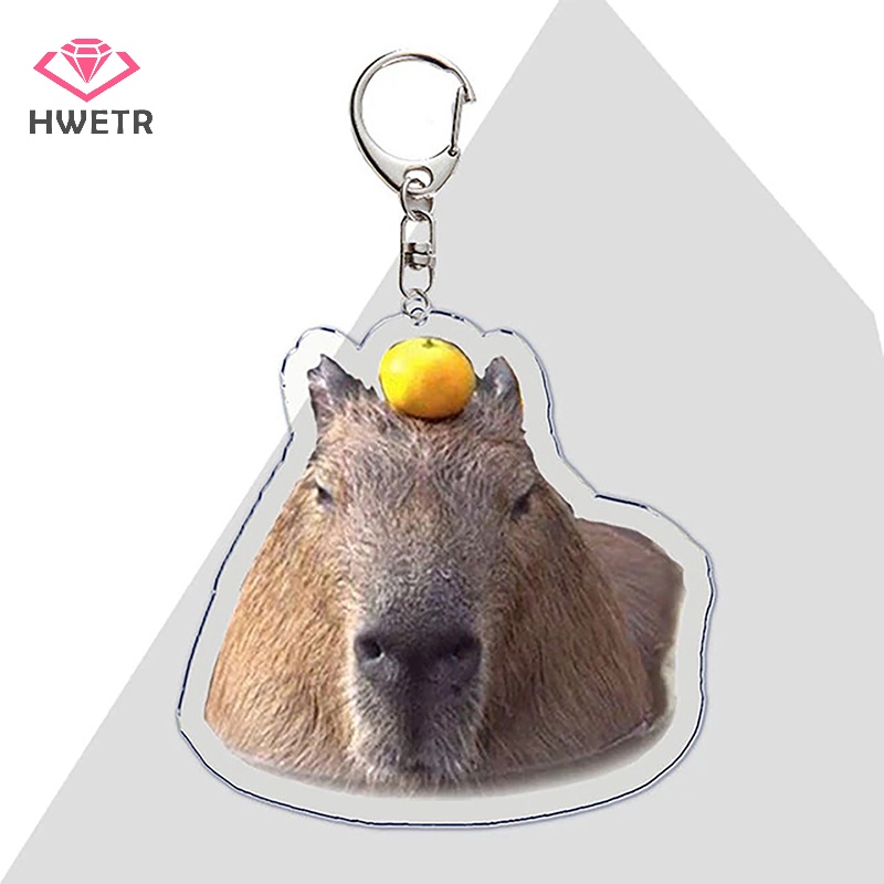 Móc Khóa Hình capybara Bằng acrylic Dễ Thương Cho Nữ Mới