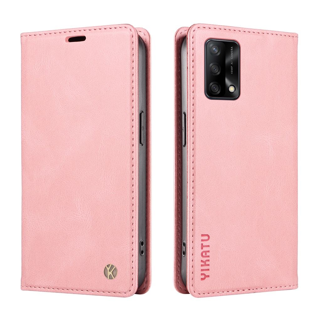 OPPO a74 a3s a5s a15 a9 2020 a5 2020 a54 5G Giá Đỡ Bao Da Điện Thoại Nắp Gập Từ Tính Tích Hợp Ví Và Ngăn Đựng Thẻ