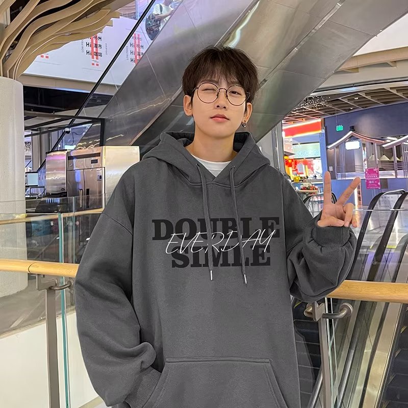 Áo Hoodie In Chữ Phong Cách Hàn Quốc Thời Trang Dành Cho Nam m-5xl