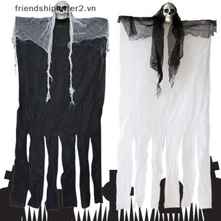Bộ xương trắng đen trang trí halloween 2020 100cm