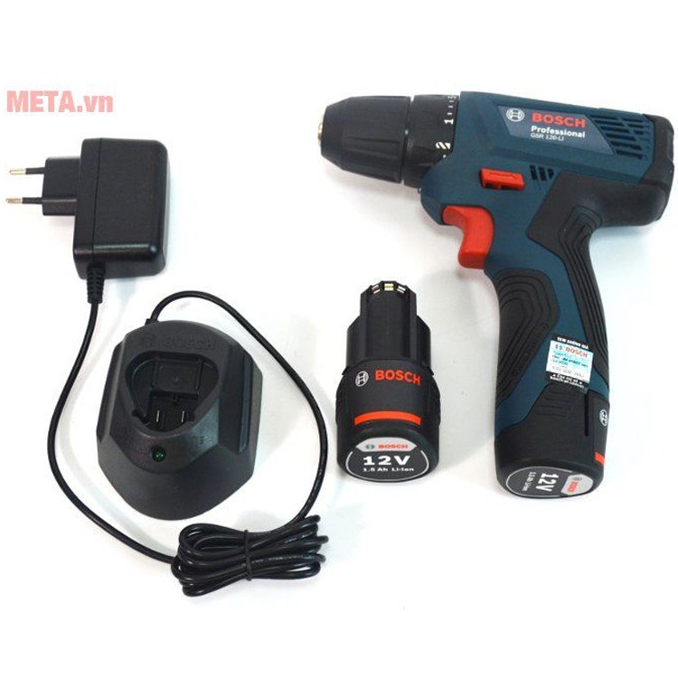 Sạc pin Bosch 10.8v - 12v Li-ion, đốc sạc 1.5a