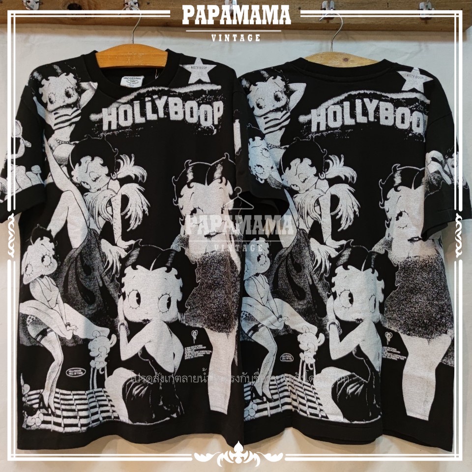 [Betty Boop] Áo thun Holly Boop Ovp Bootleg / Áo thun Baju Microfiber Jersi / Áo thun Jersey