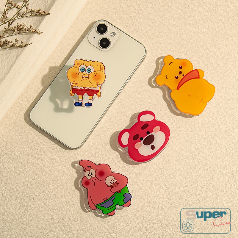 Dễ Thương Giá Đỡ Điện Thoại Hình kuromi kirby / spongebob / patrick / alien / alien / toy story Đáng Yêu