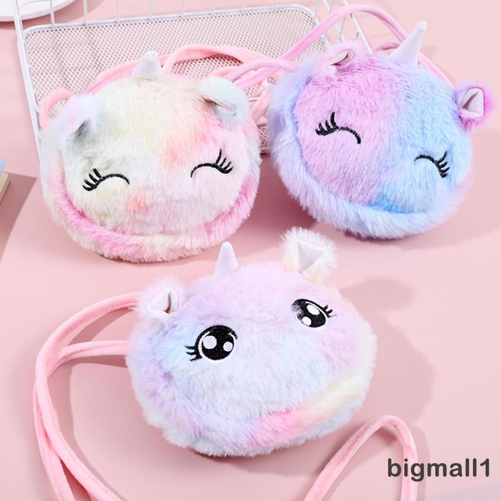 Topmall Túi Bông Đeo Chéo Hình Thú Hoạt Hình Cho Bé Gái