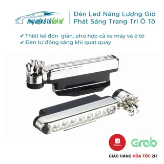 Đèn Led Năng Lượng Gió Phát Sáng Trang Trí Xe Ô Tô