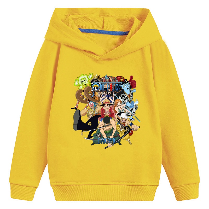HOT Áo Hoodie In Hình luffy one piece 2023 Cho Bé Thời Trang