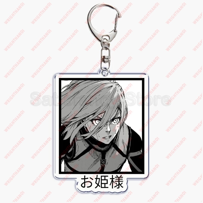 Móc Khóa Blue Lock Anime Bóng Đá Meguru Yoichi Acrylic Dễ thương phụ kiện trang trí balo túi xách