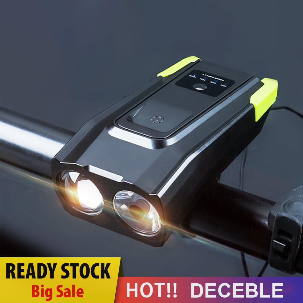 Đèn Pin Cảm Ứng 120db horn 4000mah Chuyên Dụng Cho Xe Đạp Leo Núi
