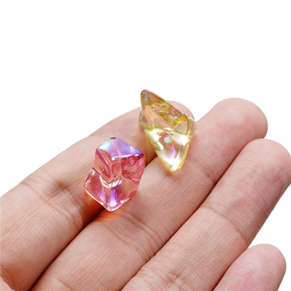 St.kunkka Set 4 Hạt Đá acrylic Lớn Làm Trang Sức diy