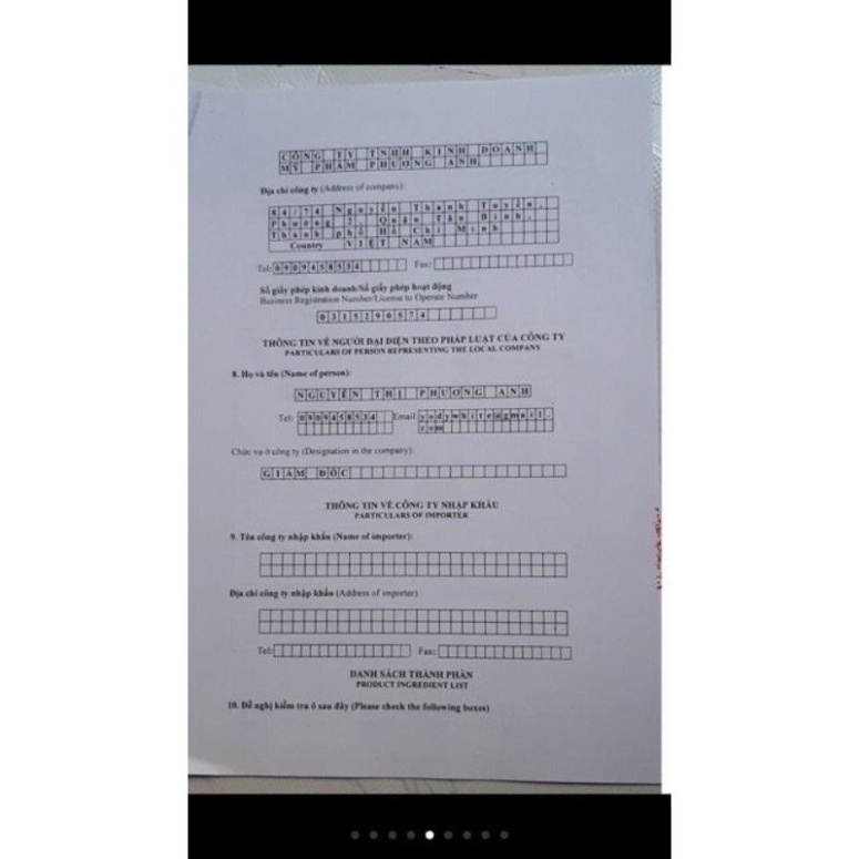 Tái tạo da Yody White Phương Anh Hàng Chính Hãng chai xanh 80ml