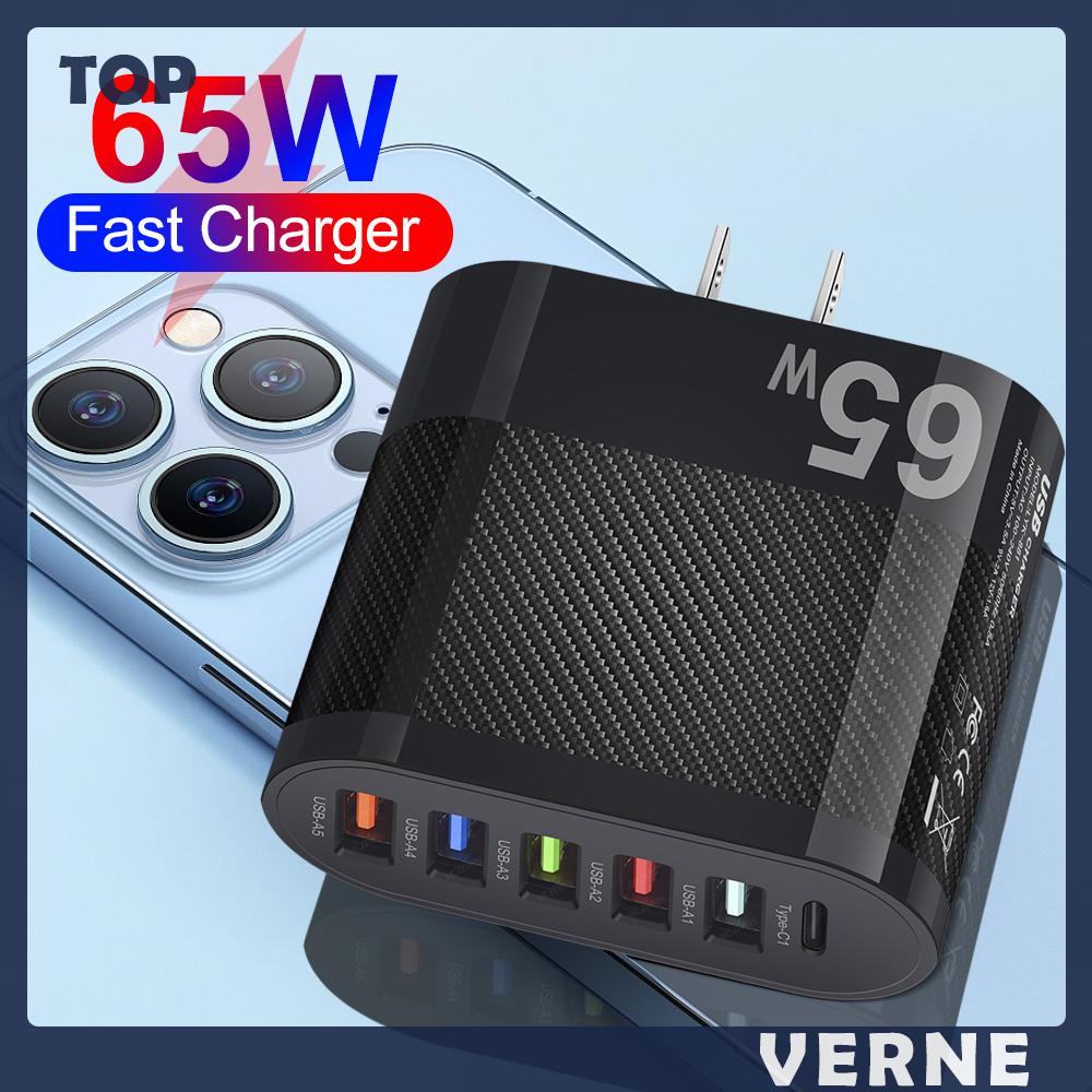 Củ Sạc 65w usb type-c 5v / 3.5a Cho iphone 14 13 12 huawei